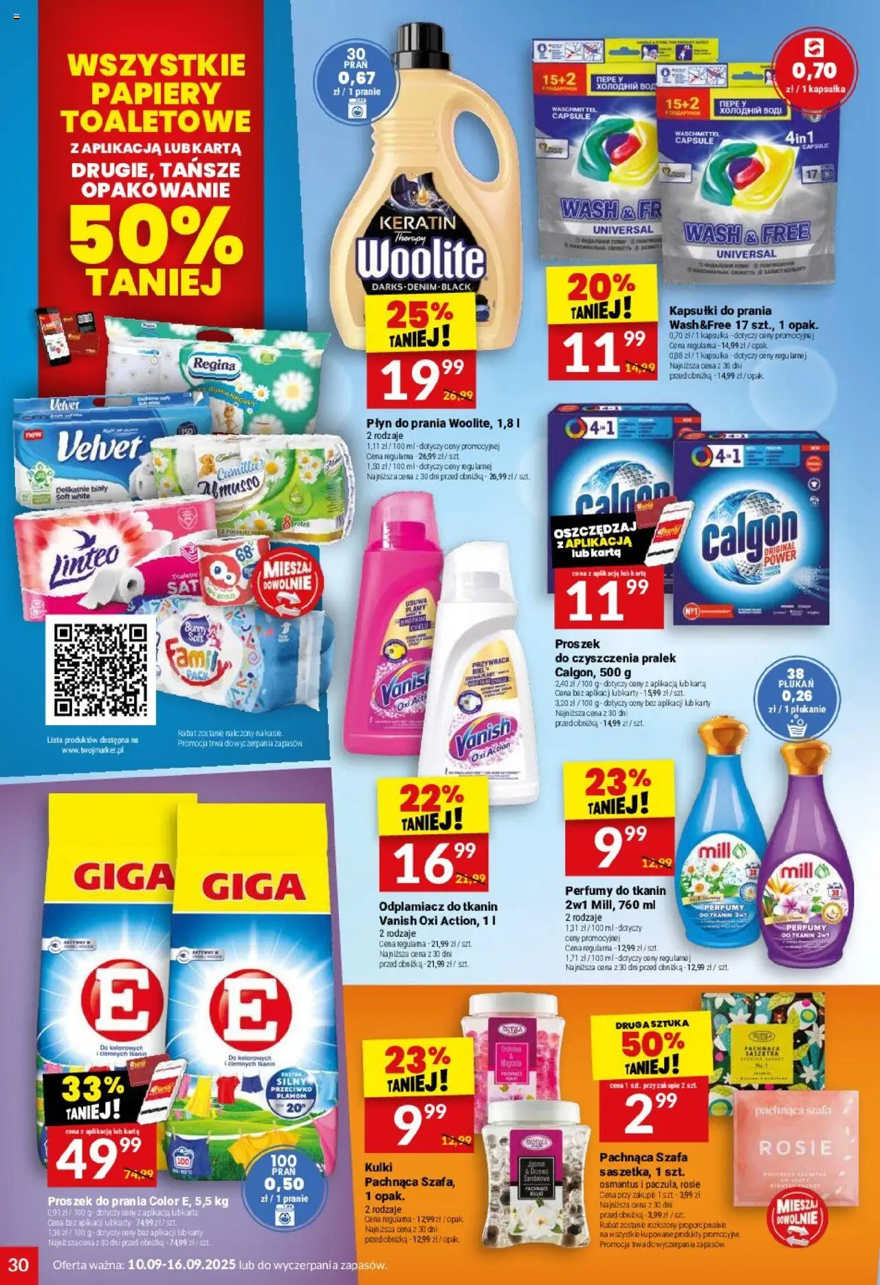 Twój Market Gazetka od 10.09.2025 | Strona: 30 | Produkty: Karta, Vanish, Szafa, Perfumy