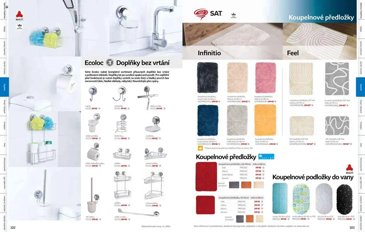 Siko koupelny katalog Koupelny 2025/2026 od 14.10.2025 | Strana: 162 | Produkty: Polička, Wc, Koupelnové předložky, Wc štětka