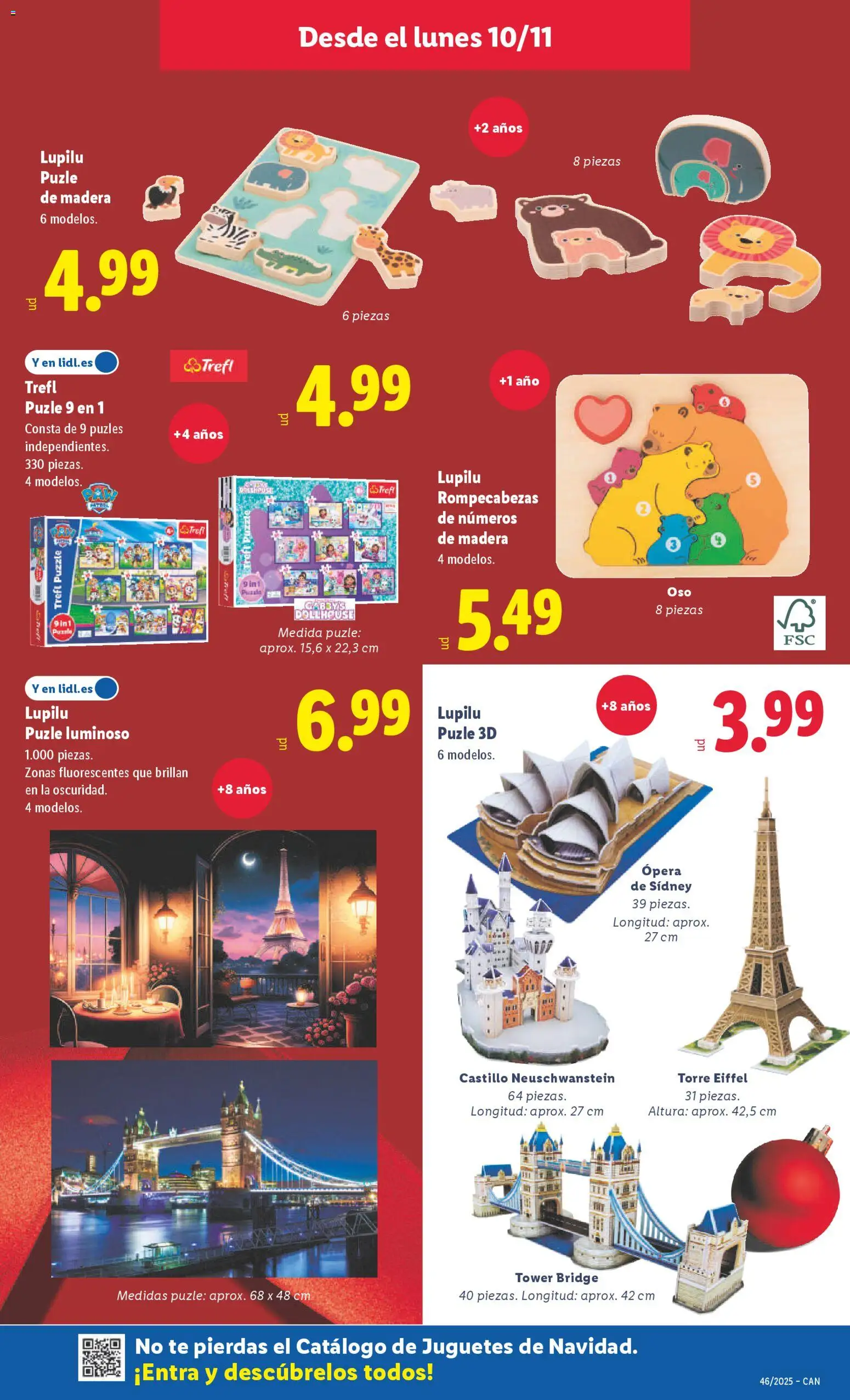 Lidl - Canarias │ válido desde el 10.11.2025 | Página: 11 | Productos: Té, Juguetes