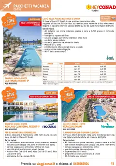 Anteprima del volantino Spazio Conad Vacanze Invernali catalogo valido a partire dal 01.10.2025 | Pagina: 15 | Prodotti: Birra, Piscina, Letto