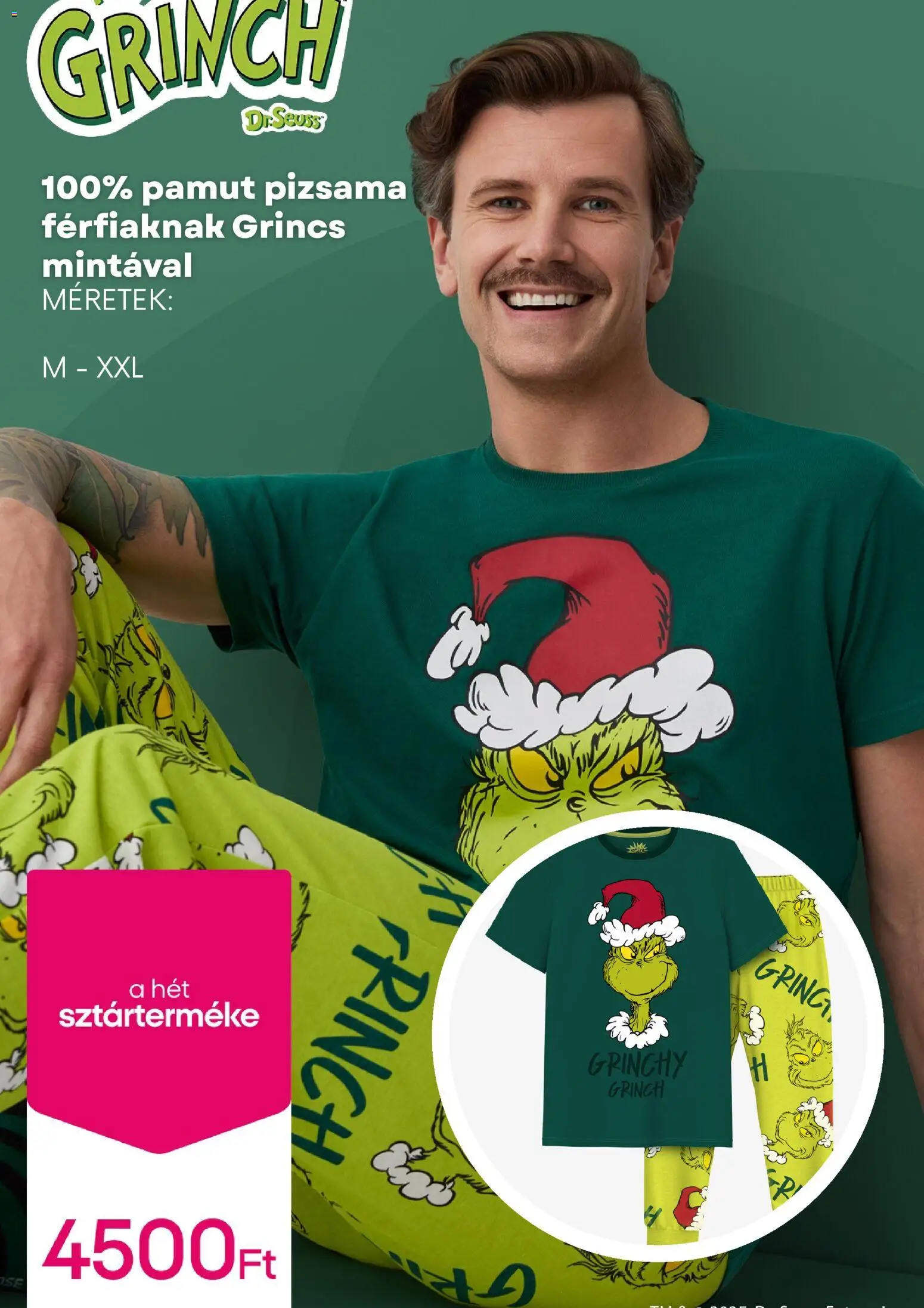 Pepco akciós ujság - amely érvényes a következő dátumtól: 27.11.2025 | Oldal: 7 | Termékek: Pizsama