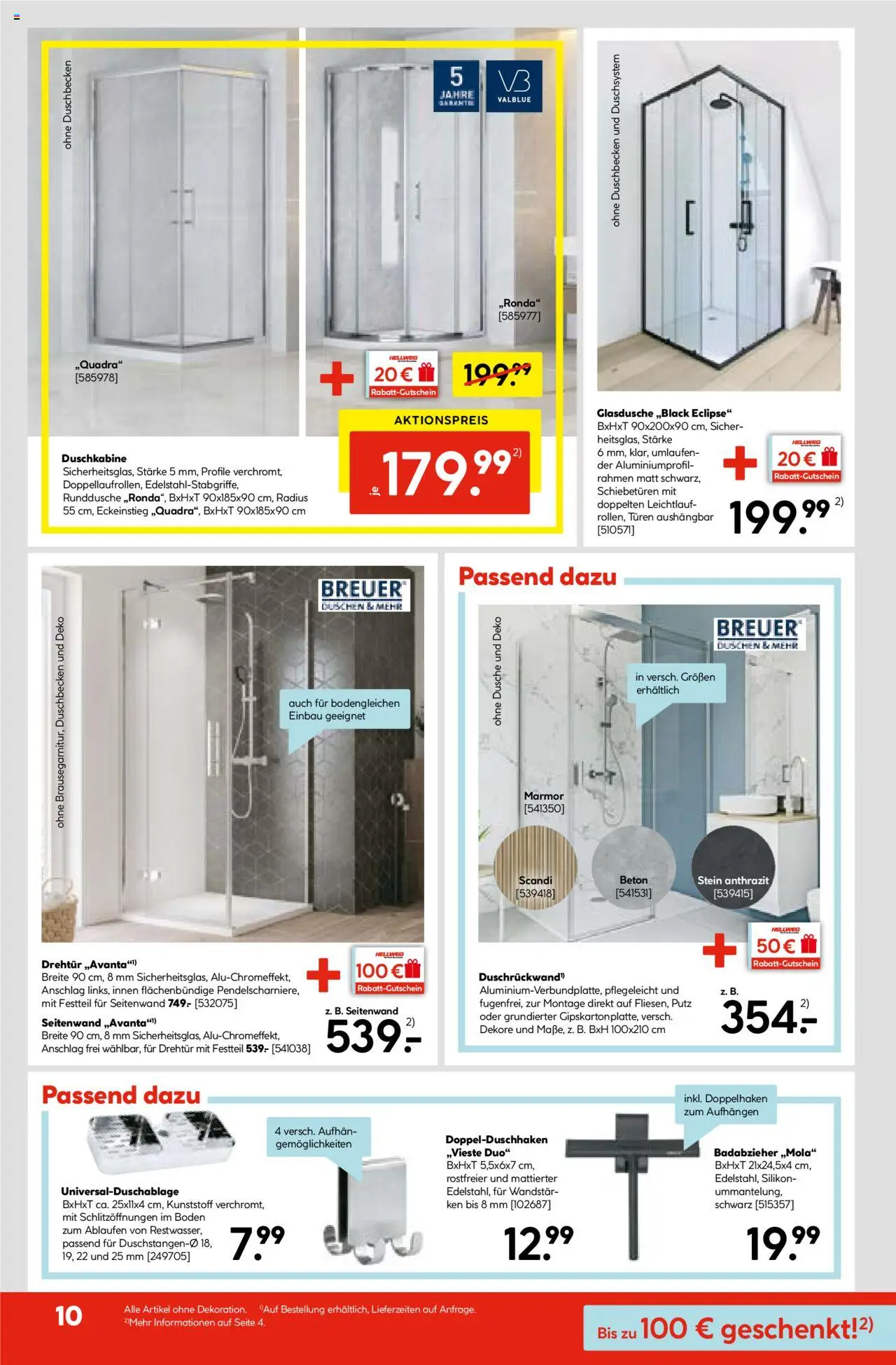 Hellweg Prospekt – gültig ab 13.10.2025 | Seite: 14 | Produkte: Dusche
