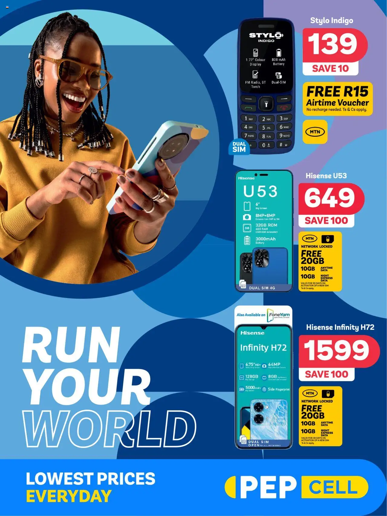 PEP Stores Cell Catalogue │ valid from 23.07.2025 | Page: 1 | Products: Data, Sim, Battery