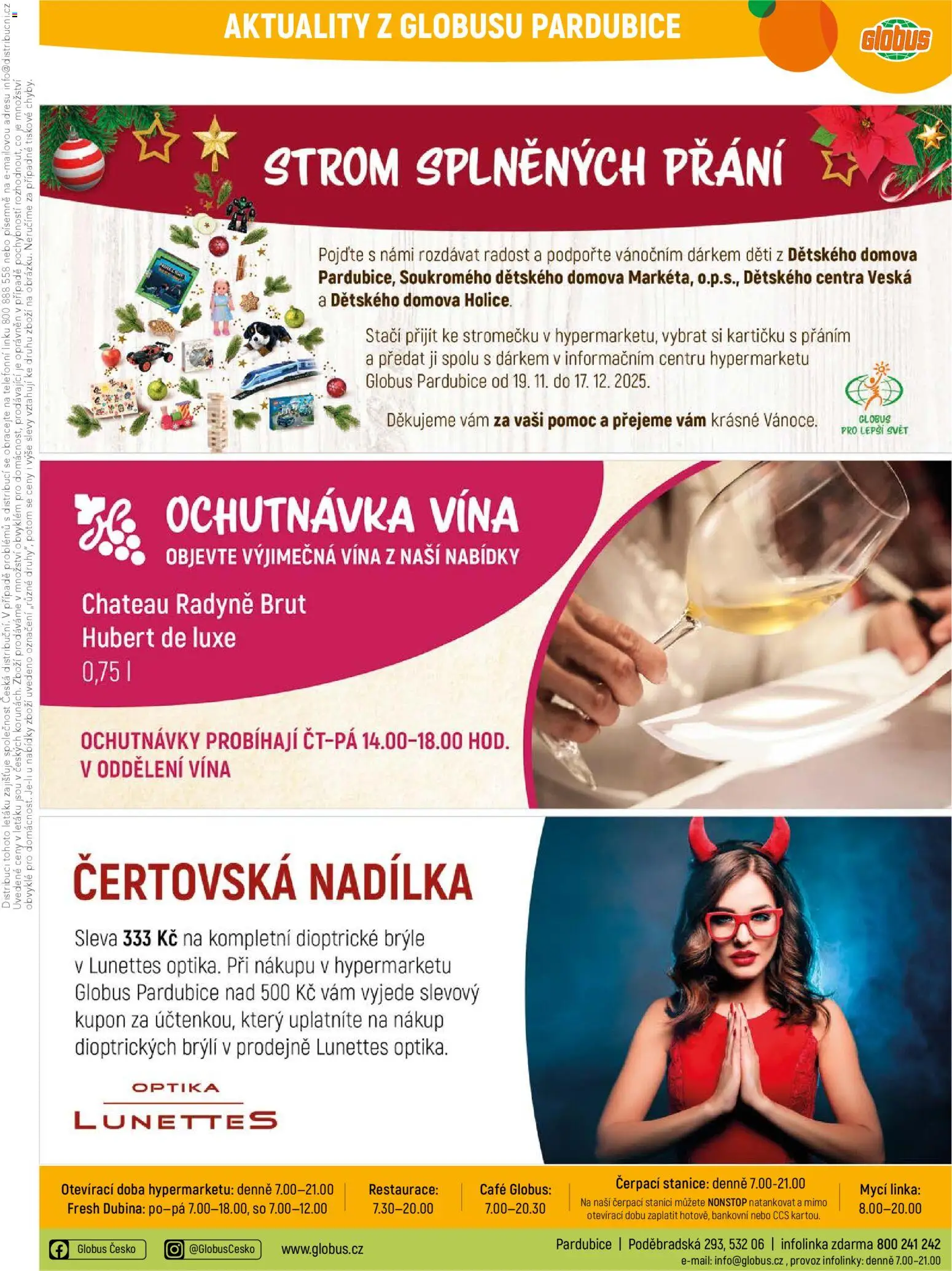 Globus leták - Pardubice od 03.12.2025 | Strana: 46 | Produkty: Globus, Hubert De Luxe, Brýle