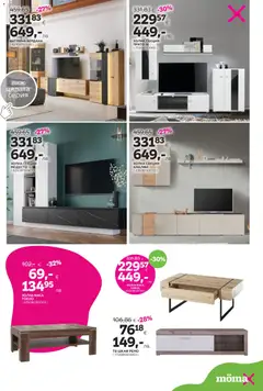 Преглед на Mömax брошура - Офертите са валидни от 09.02.2026 | Страница: 7 | Продукти: Тв, Тв шкаф, Шкаф, Холна секция