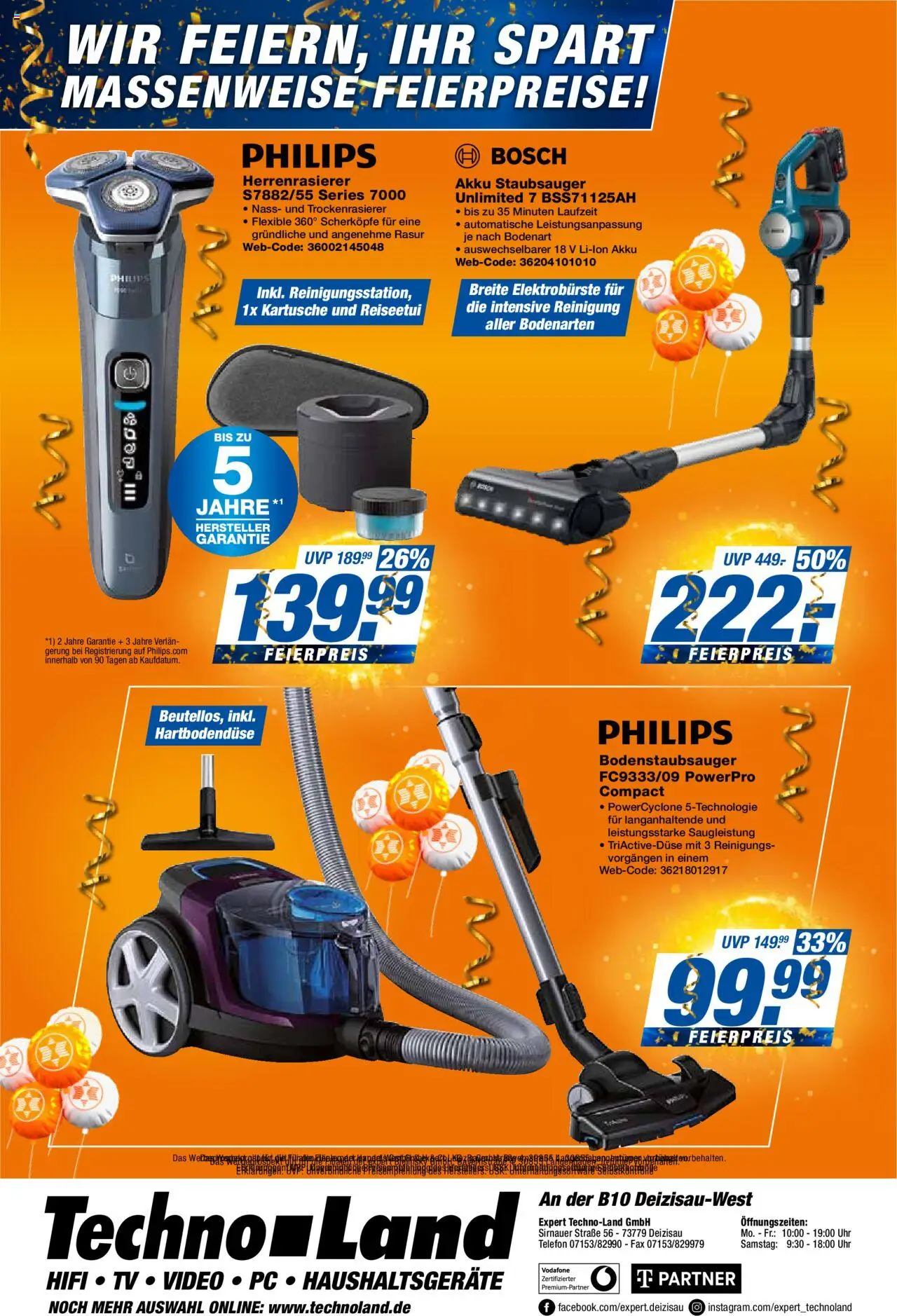 Expert Prospekt 	 – gültig ab 10.10.2025 | Seite: 16 | Produkte: Bosch, Philips, Staubsauger, Uhr