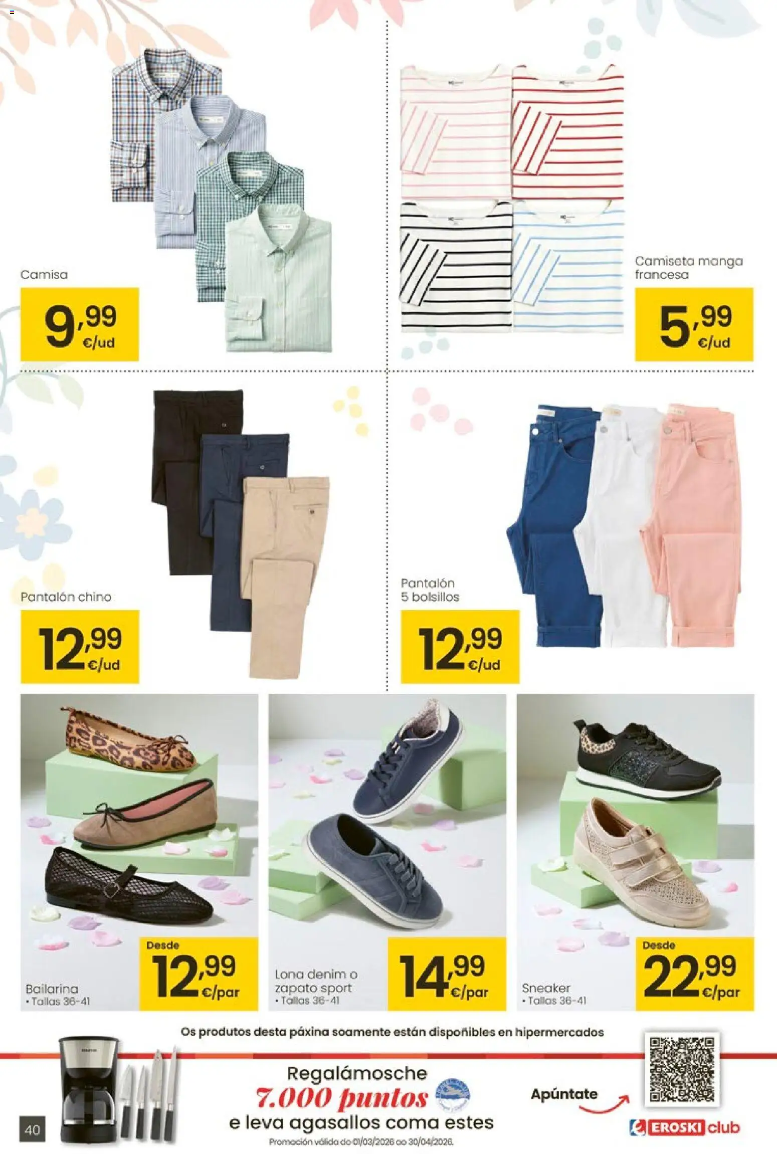 Eroski - Oferta │ válido desde el 12.03.2026 | Página: 40 | Productos: Camisa
