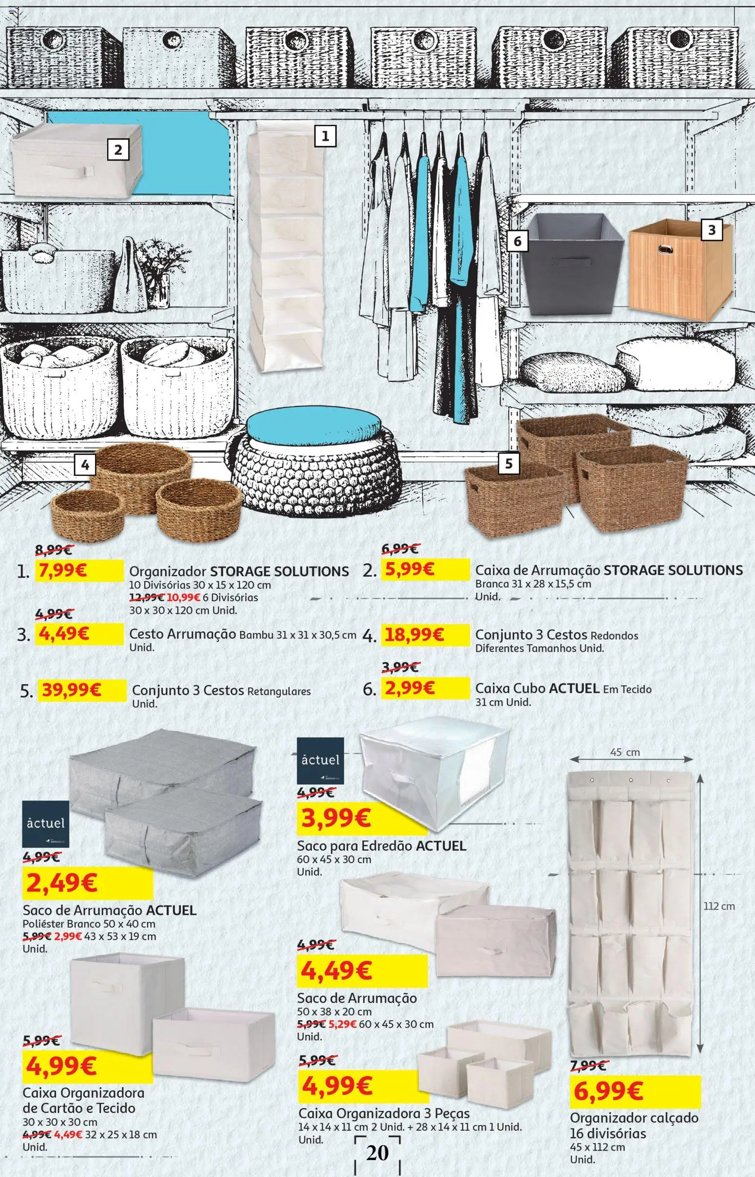 Auchan - Festa das Marcas │ válido de 03.03.2026 | Página: 20 | Produtos: Caixa, Organizador