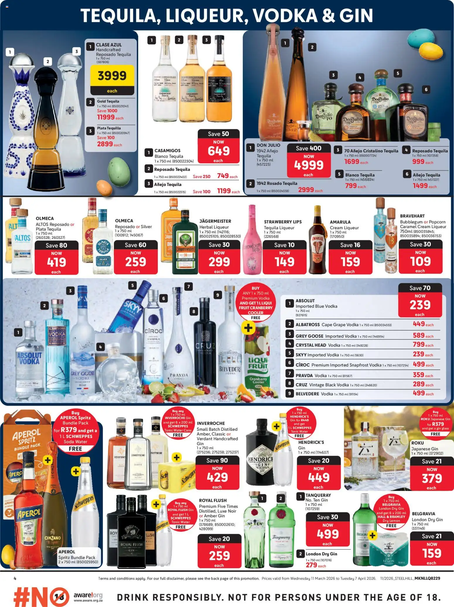 New Makro catalogue – valid from 11.03.2026 | Page: 4 | Products: Vodka, Water, Fruit, Lemon