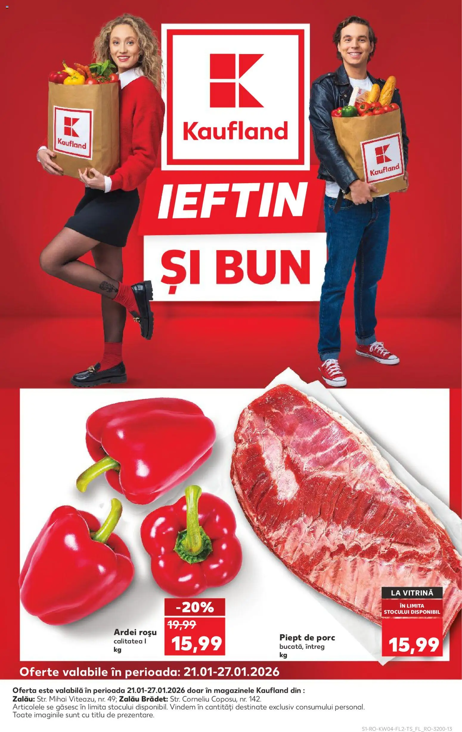 Noul catalog Kaufland – valabil de la 21.01.2026 | Pagină: 1 | Produse: Vitrină, Ardei