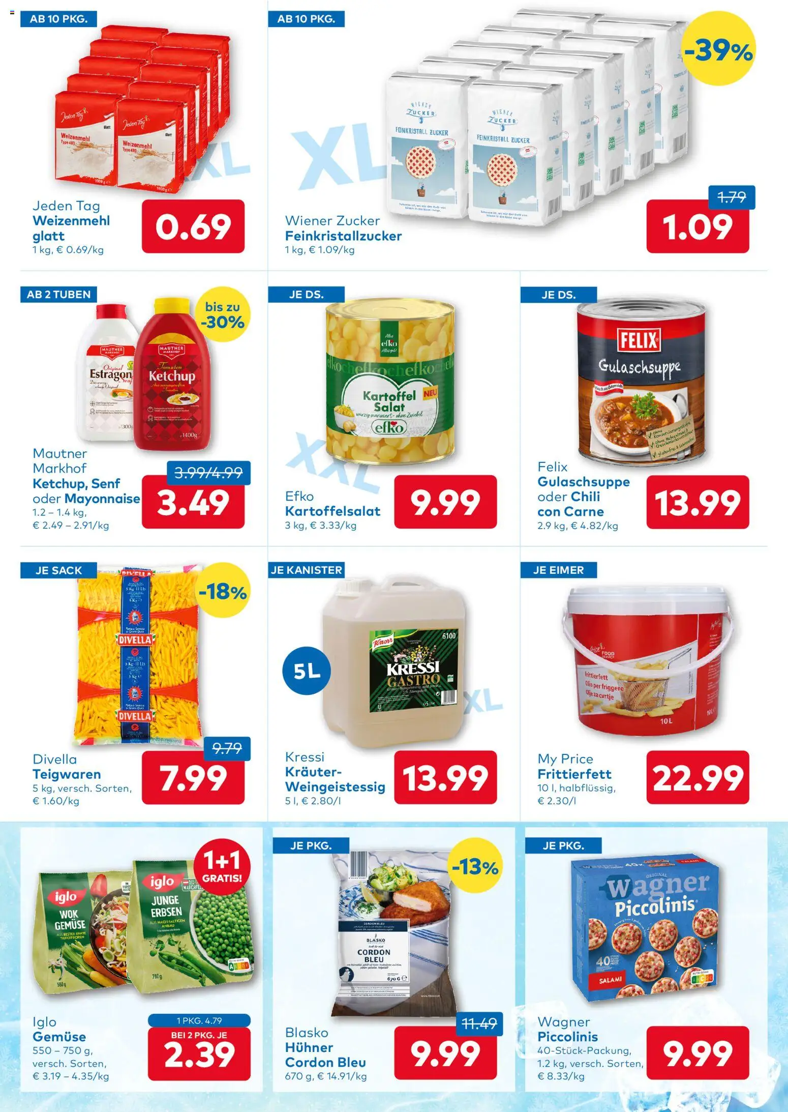 T&G Flugblatt gültig ab 26.03.2026 | Seite: 3 | Produkte: Ketchup, Salat, Mayonnaise, Zucker