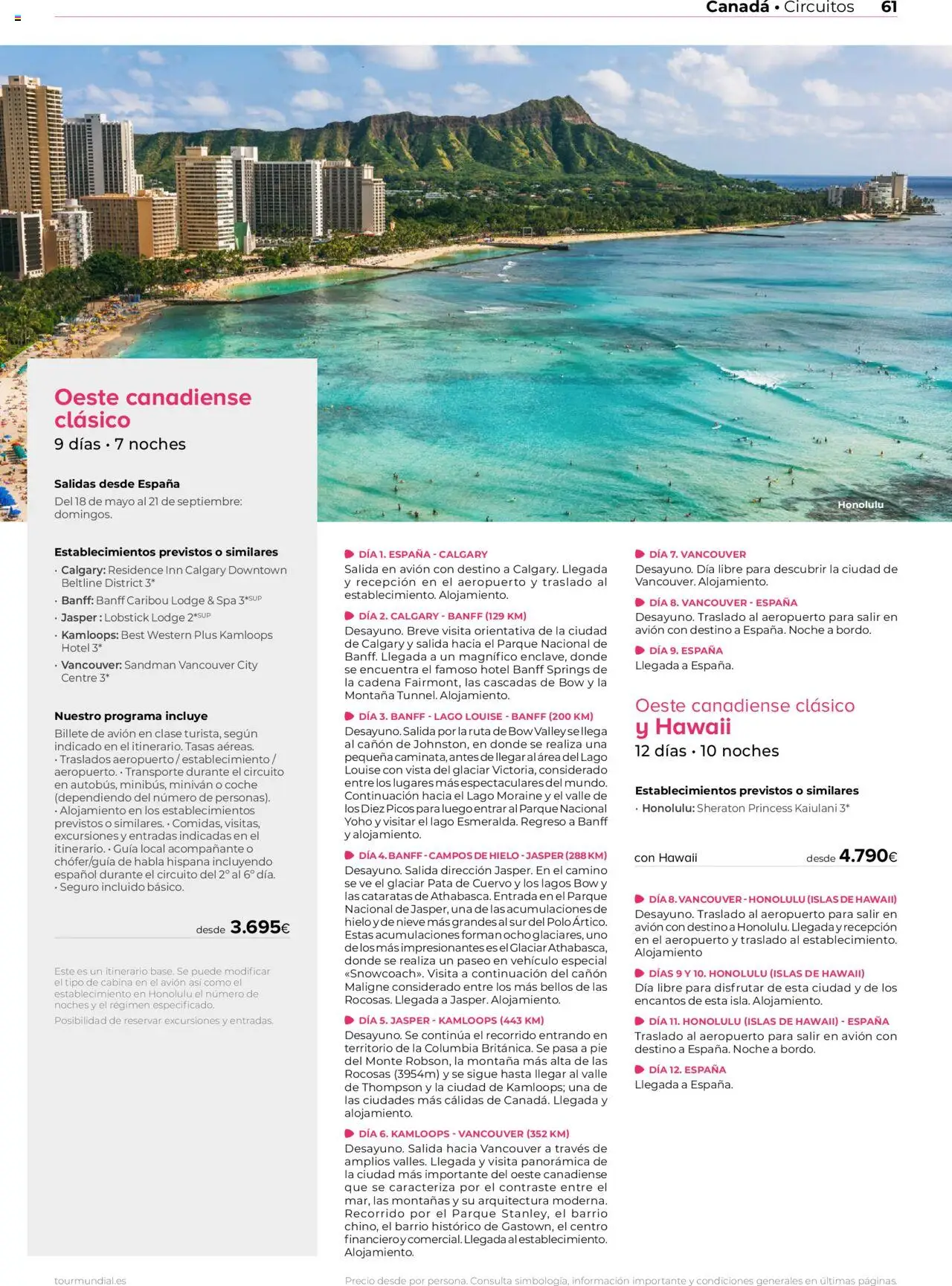 Viajes El Corte Inglés - Norteamérica y Caribe 2025 │ válido desde el 01.01.2025 | Página: 61