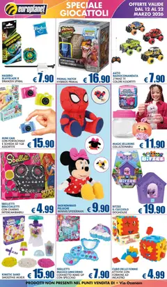 Anteprima del volantino Europlanet Casa volantino valido a partire dal 12.03.2026 | Pagina: 15 | Prodotti: Peluche, Mixer, Specchio