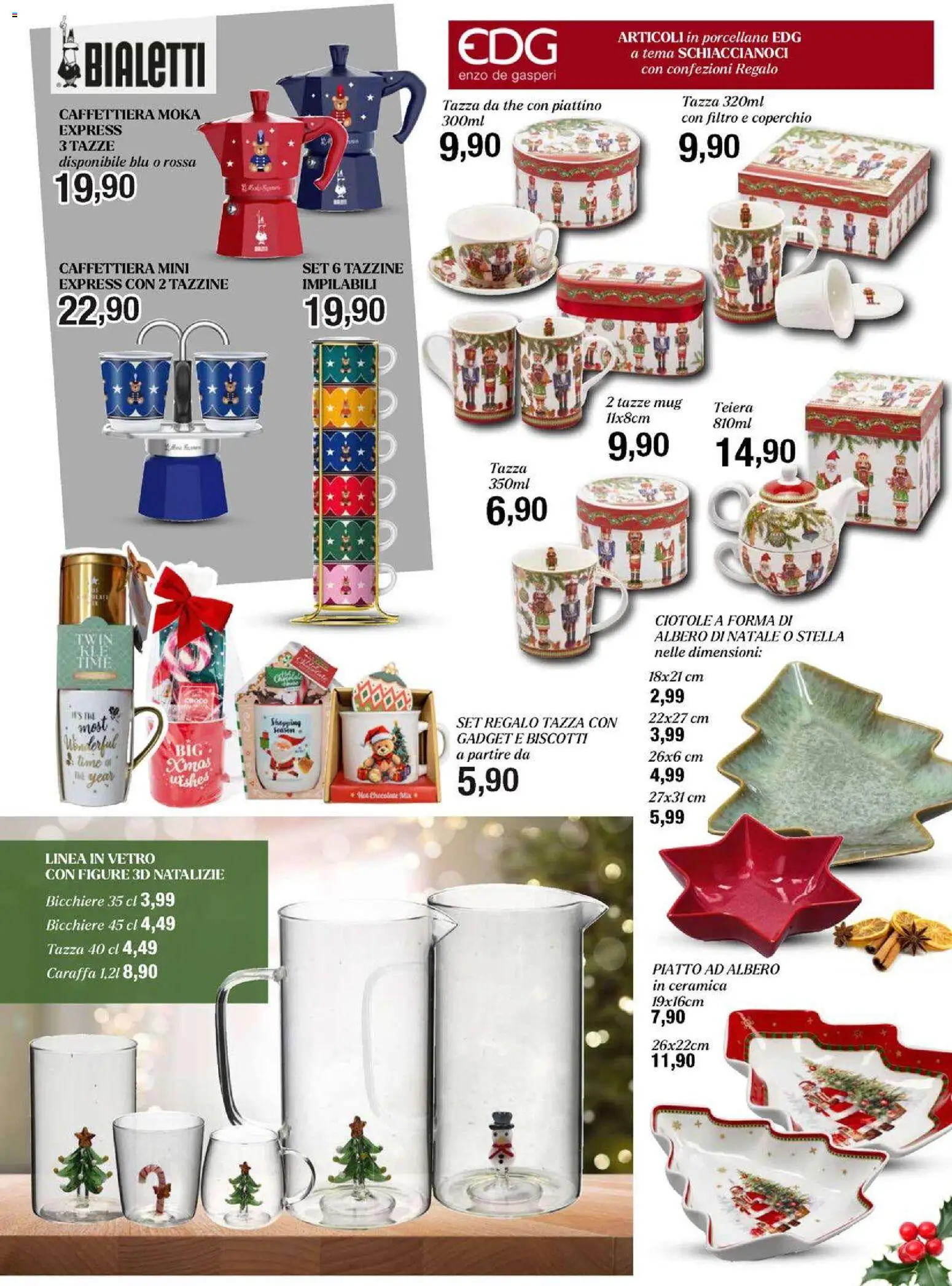 Volantino Emisfero del 30.10.2025 | Pagina: 22 | Prodotti: Caffettiera, Albero di natale, Biscotti, Piatto
