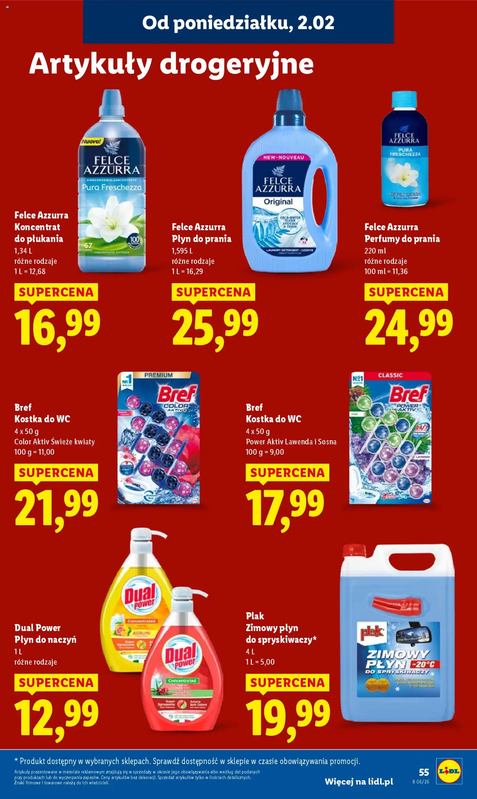 Lidl Gazetka od 02.02.2026 | Strona: 55 | Produkty: Perfumy, Kwiaty
