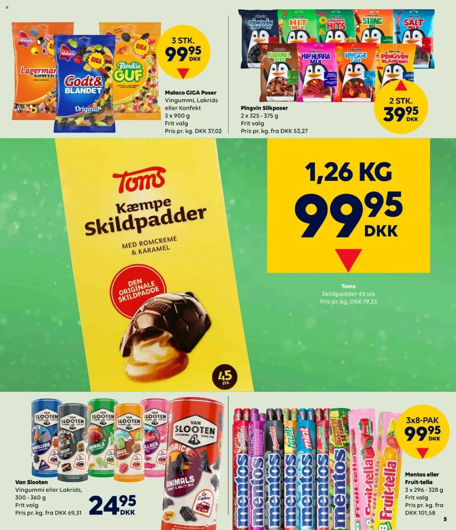 Bordershop tilbudsavis – gyldig fra 08.04.2026 | Side: 5 | Produkter: Salt, Lakrids, Vingummi