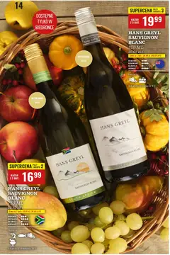 Pogląd oferty "HANS GREYL SAUVIGNON BLANC, 750 ML" - ważna od 03.11.2025 | Strona: 14