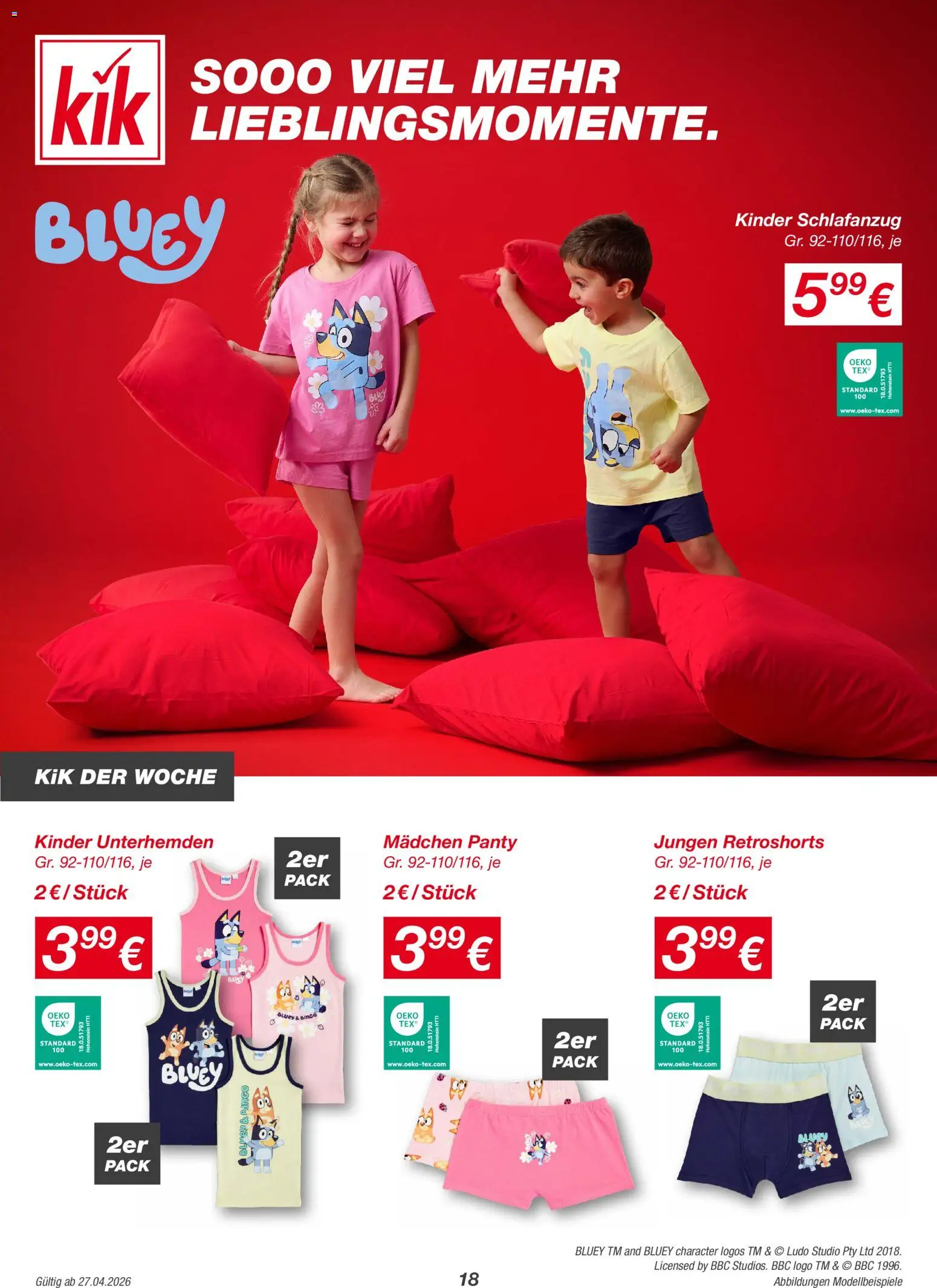 Kik Prospekt aktuell gültig ab 27.04.2026 | Seite: 18