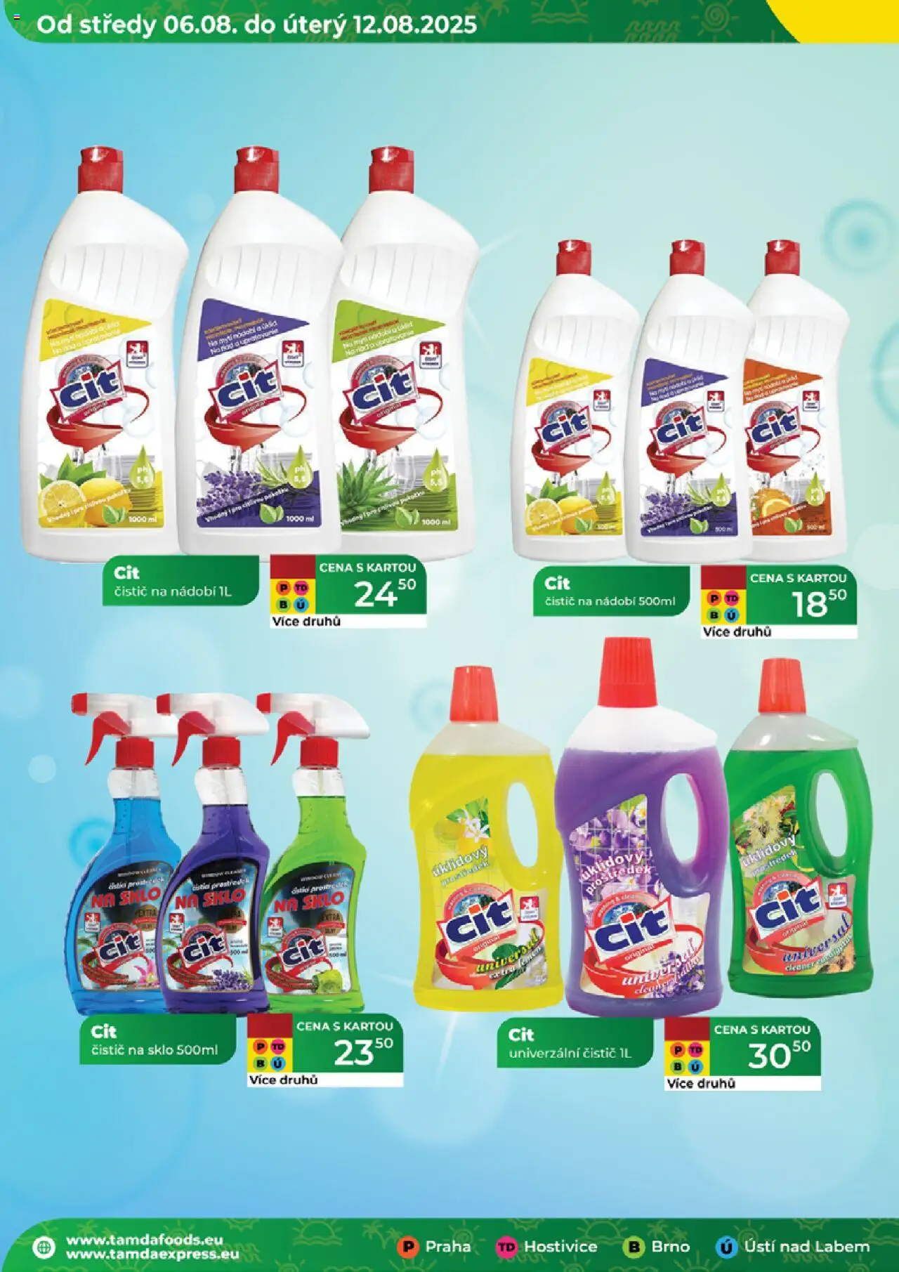 Tamda Foods leták od 06.08.2025 | Strana: 36 | Produkty: Čistící prostředek, Nádobí, Univerzální čistič