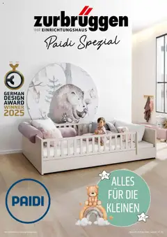 Zurbrüggen Babyzimmer Paidi Spezial ab 03.07.2025 gültig
