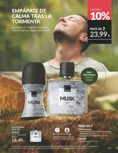 Vista previa Catálogo AVON campaña 4 válido desde el 01.04.2026 | Página: 101 | Productos: Fragancia, Eau de toilette, Desodorante, Antitranspirante