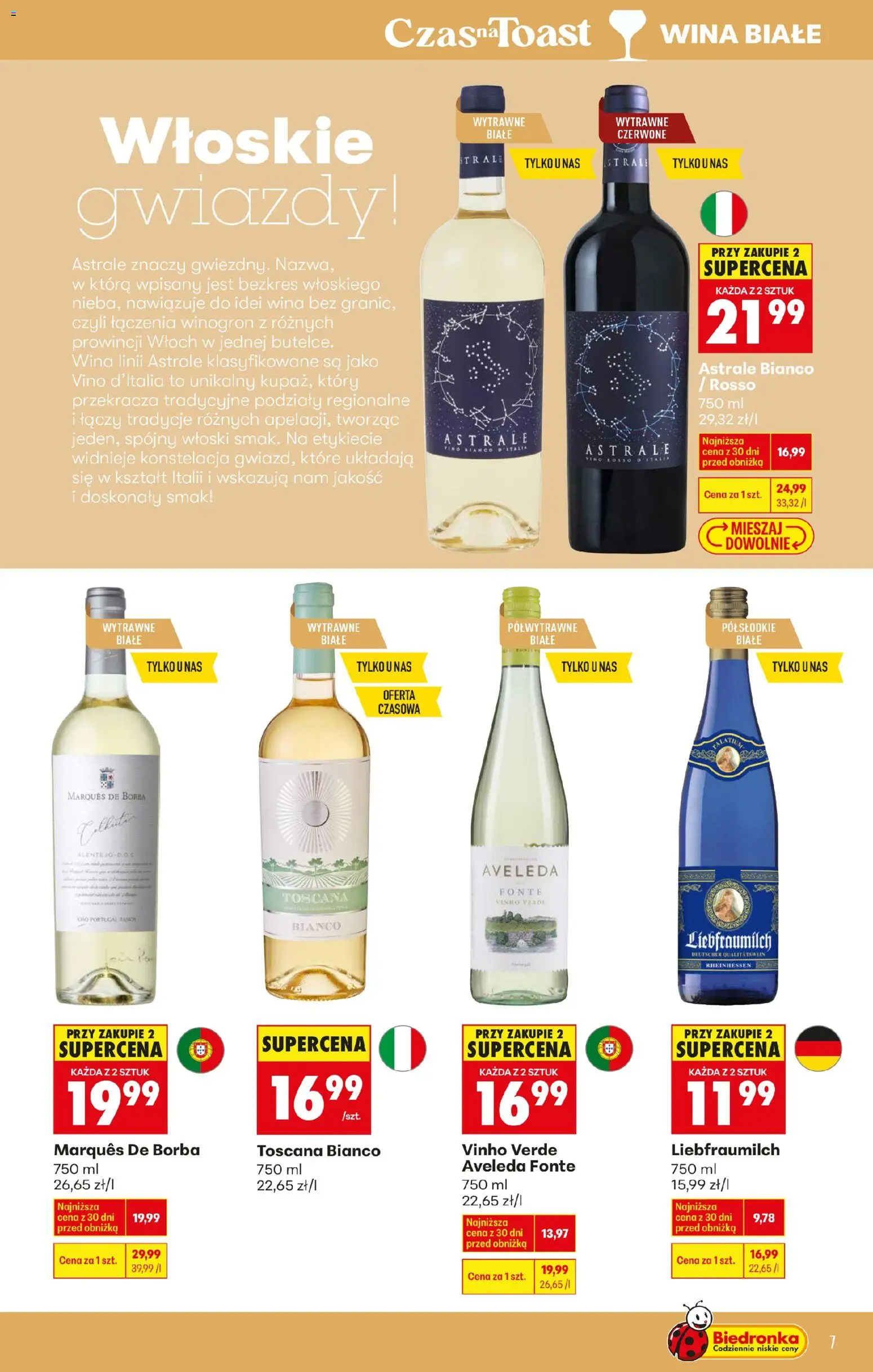 Biedronka gazetka - Czas na toast od 12.01.2026 | Strona: 9
