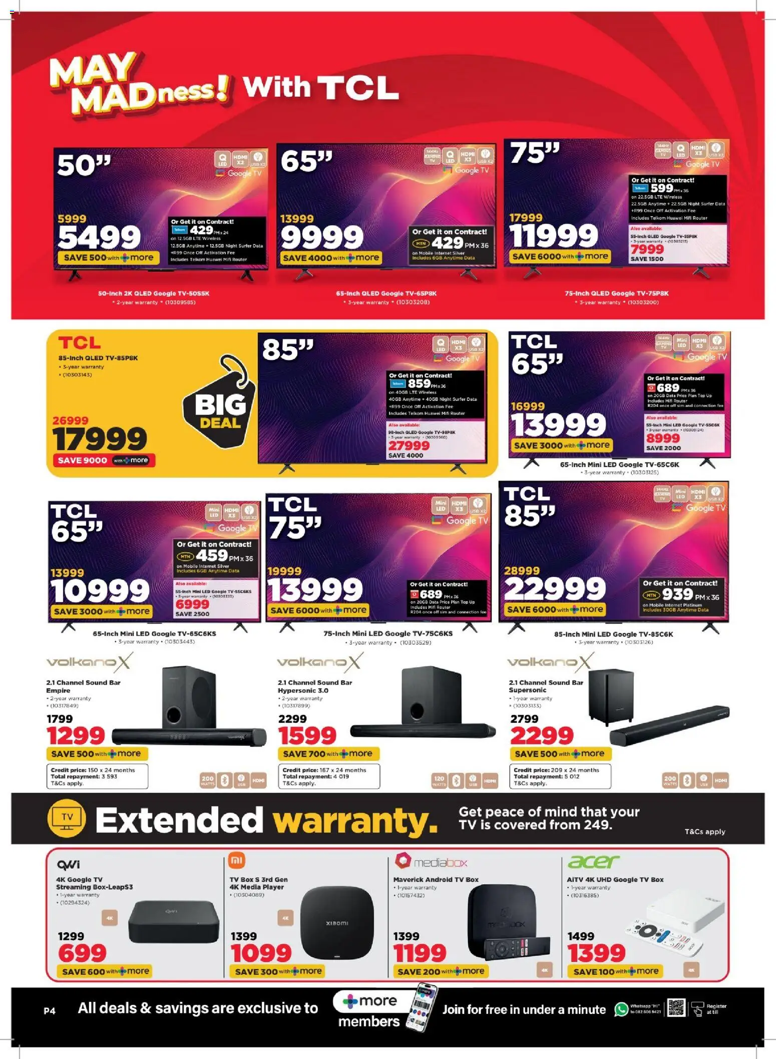 New HiFi Corp catalogue – valid from 29.04.2026 | Page: 4 | Products: Data, Router, USB, TV