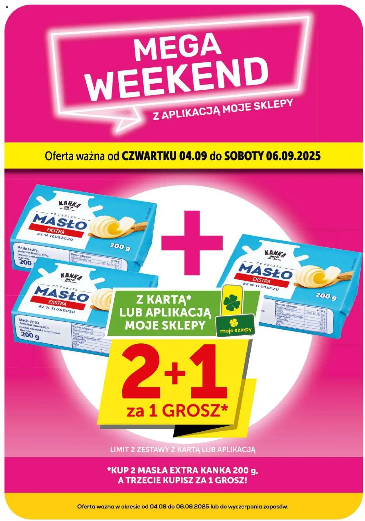 Euro Sklep Gazetka od 04.09.2025 | Strona: 24 | Produkty: Karta, Masło