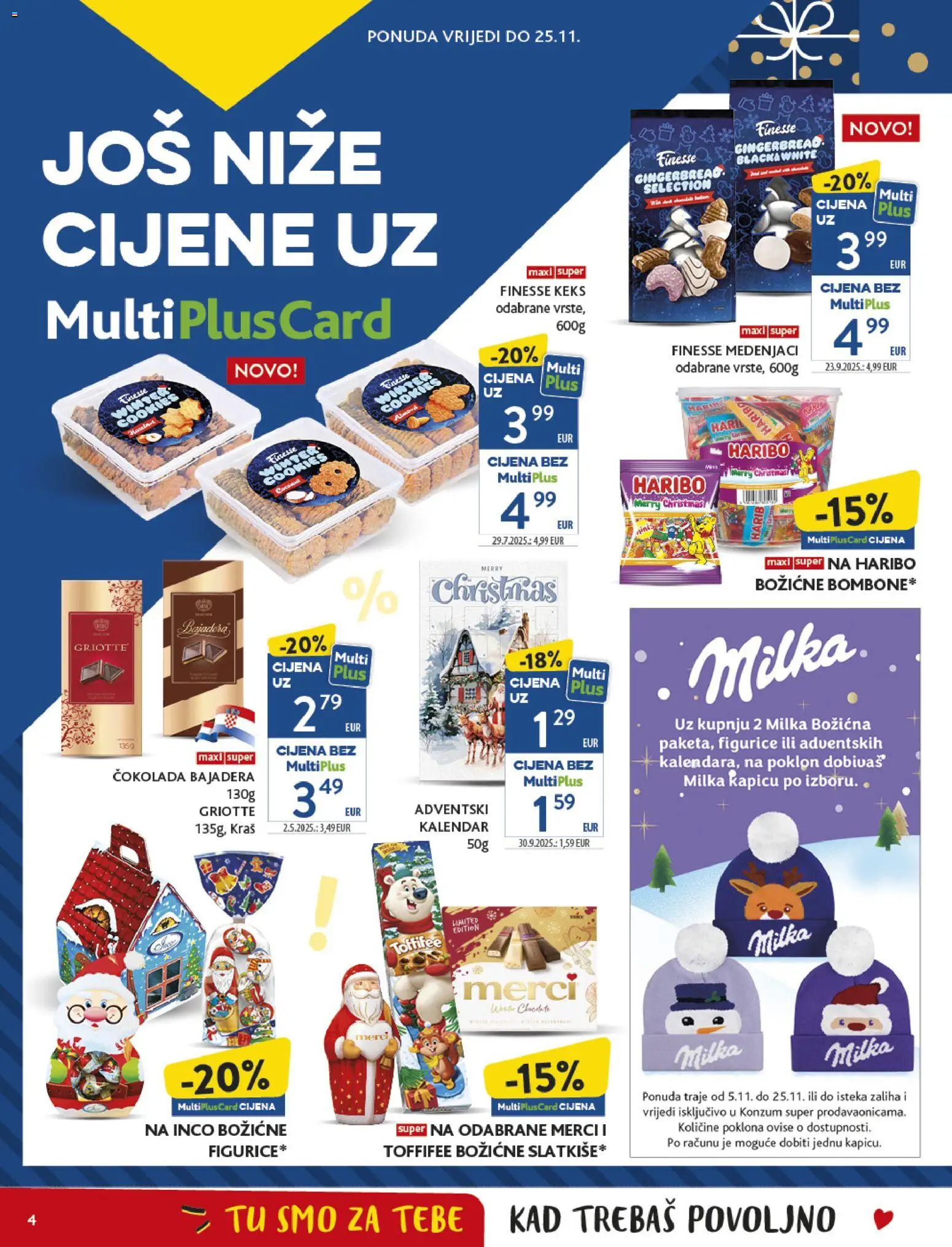 Konzum HR akciós ujság - amely érvényes a következő dátumtól: 05.11.2025 | Oldal: 4 | Termékek: Toffifee