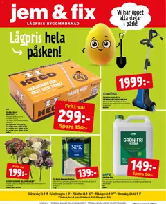 Jem & Fix erbjudanden - Förhandsvisning av reklamblad från butik Jem & Fix aktuell från 30.03.2026