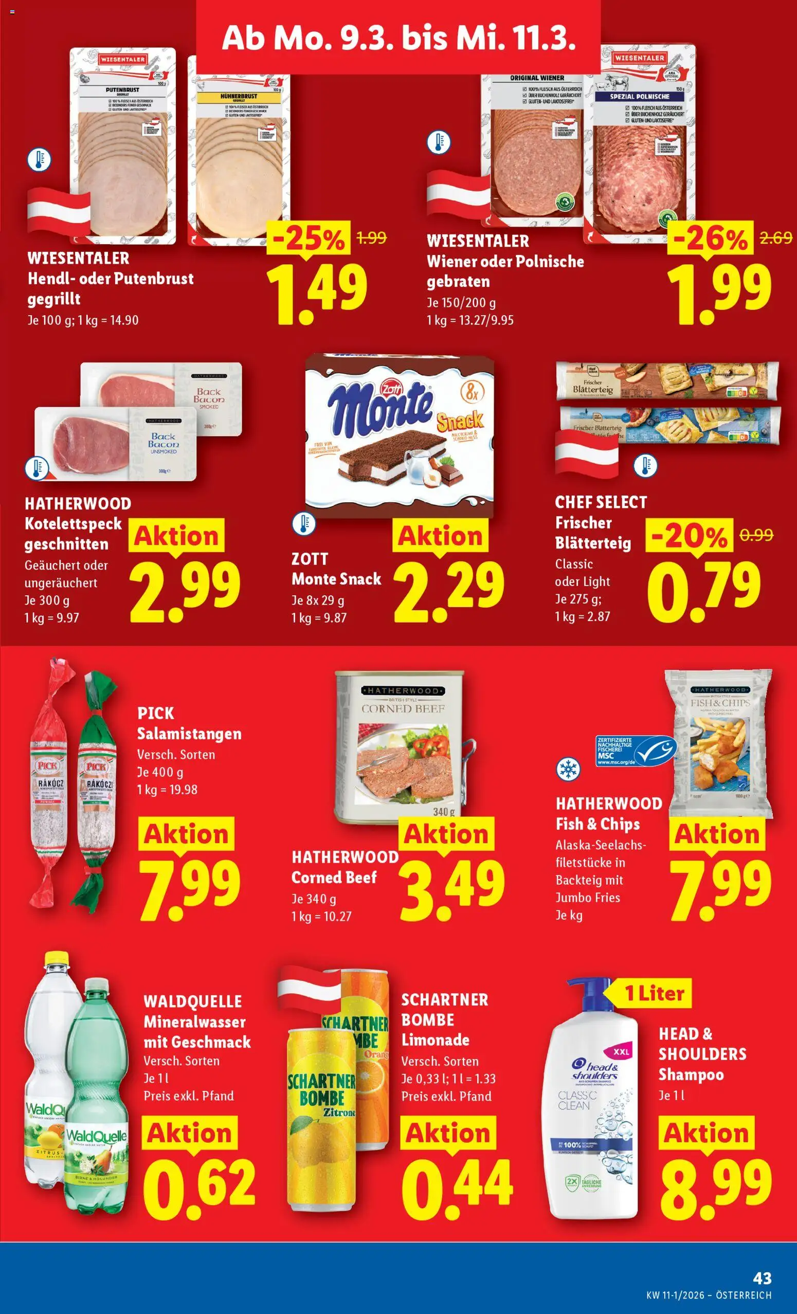 Lidl Flugblatt - Oberpullendorf, Güssing, Oberwart gültig ab 05.03.2026 | Seite: 50 | Produkte: Chips, Zitrone, Birne, Shampoo