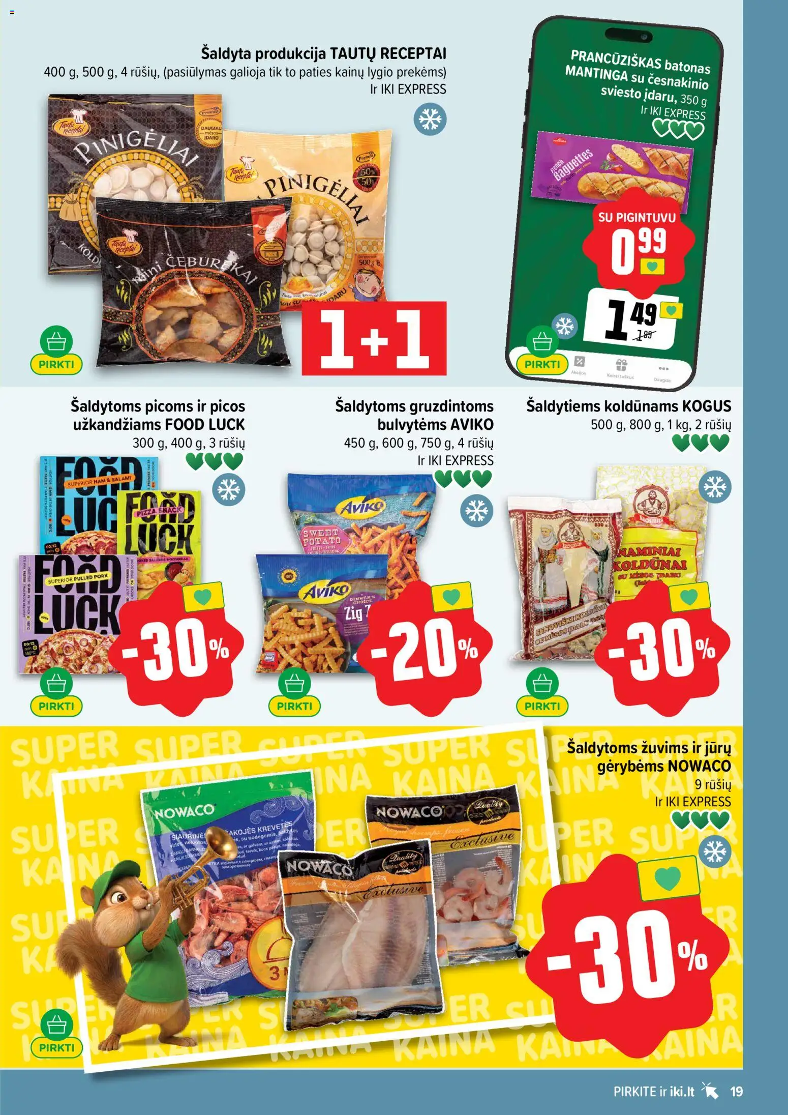 IKI akcijos nuo 06.04.2026 | Puslapis: 19 | Prekių: Batonas