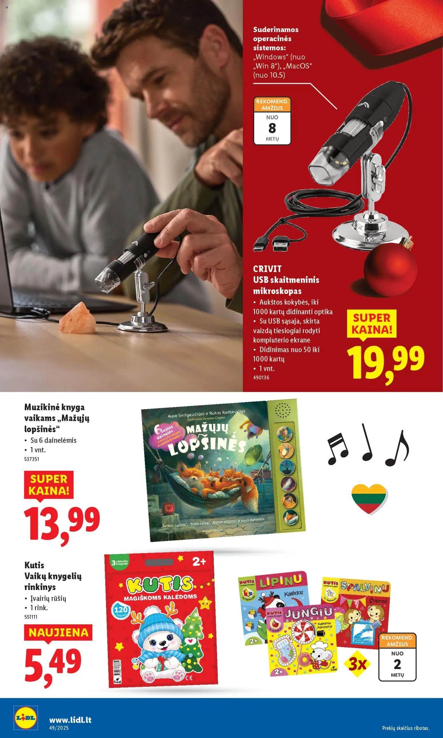 LIDL akcijos nuo 01.12.2025 | Puslapis: 40 | Prekių: USB