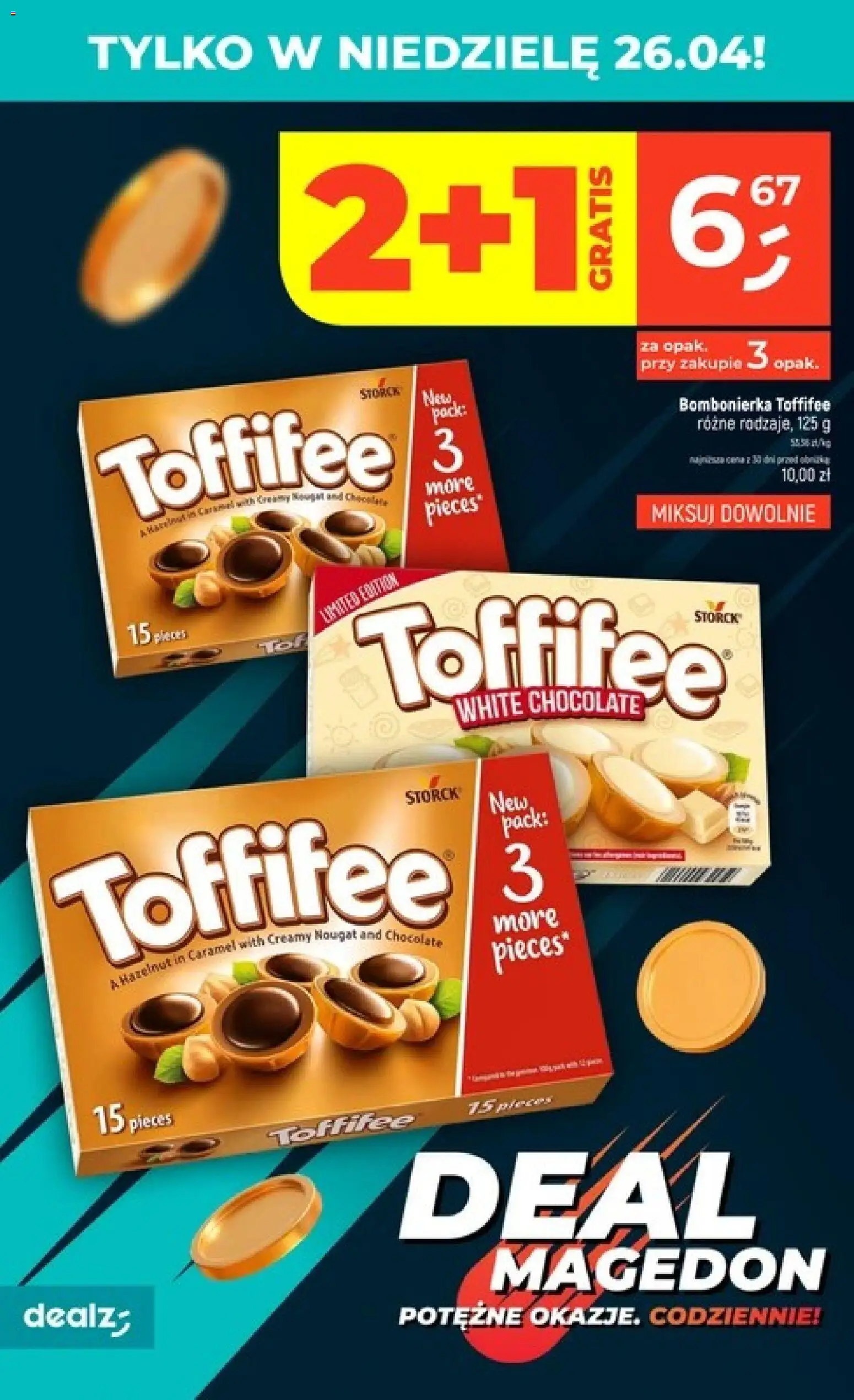 Dealz gazetka od 23.04.2026 | Strona: 6 | Produkty: Bombonierka, Toffifee