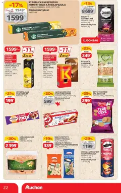 Auchan akciós ujság - amely érvényes a következő dátumtól: 24.07.2025 | Oldal: 22