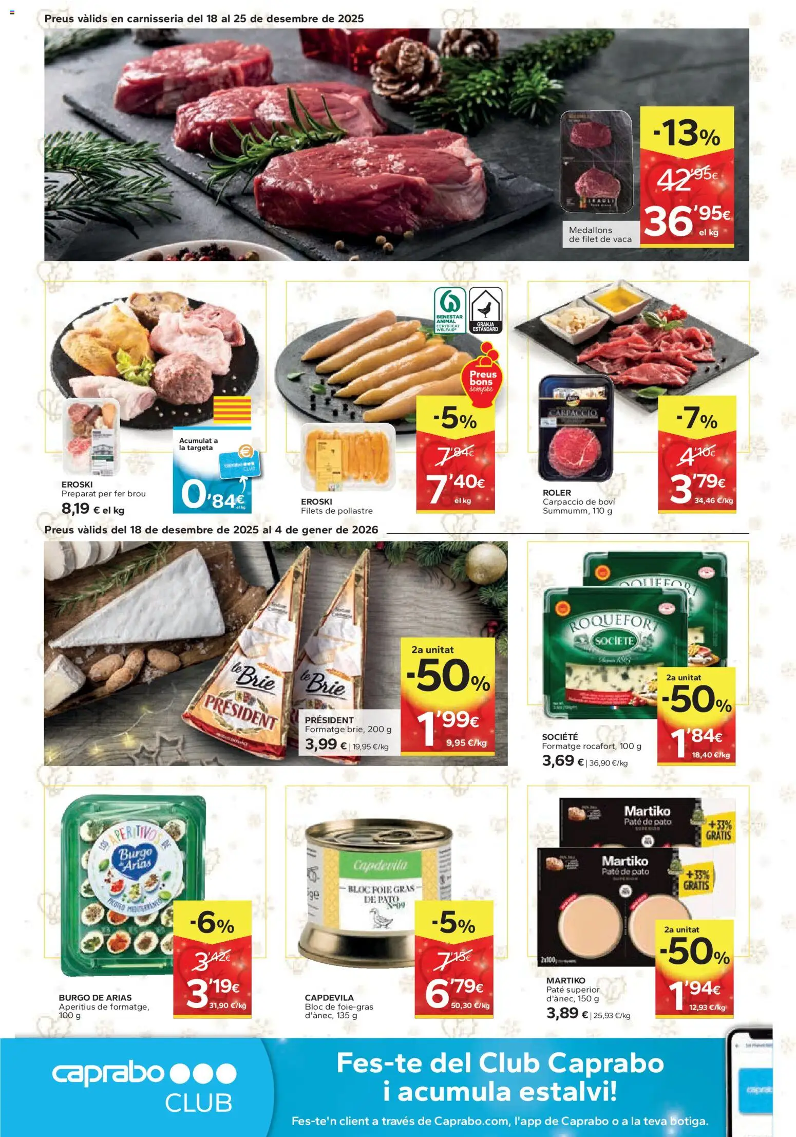 Caprabo folleto │ válido desde el 18.12.2025 | Página: 4 | Productos: Μπιμπερό, Paté