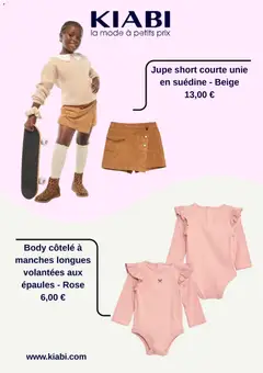 Kiabi - Prévisualisation de Kiabi catalogue Hiver valide à partir de 20.12.2025 | Page: 8 | Produits: Body, Jupe