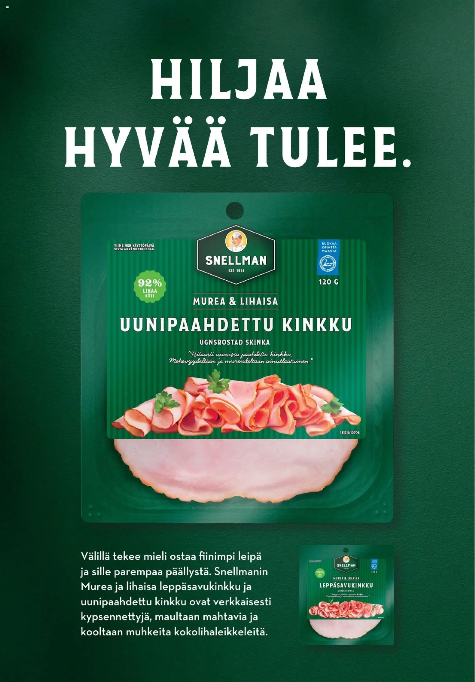 K-Supermarket - K-Ruoka – voimassa 06.05.2026 alkaen | Sivu: 42 | Tuotteet: Leipä, Kinkku