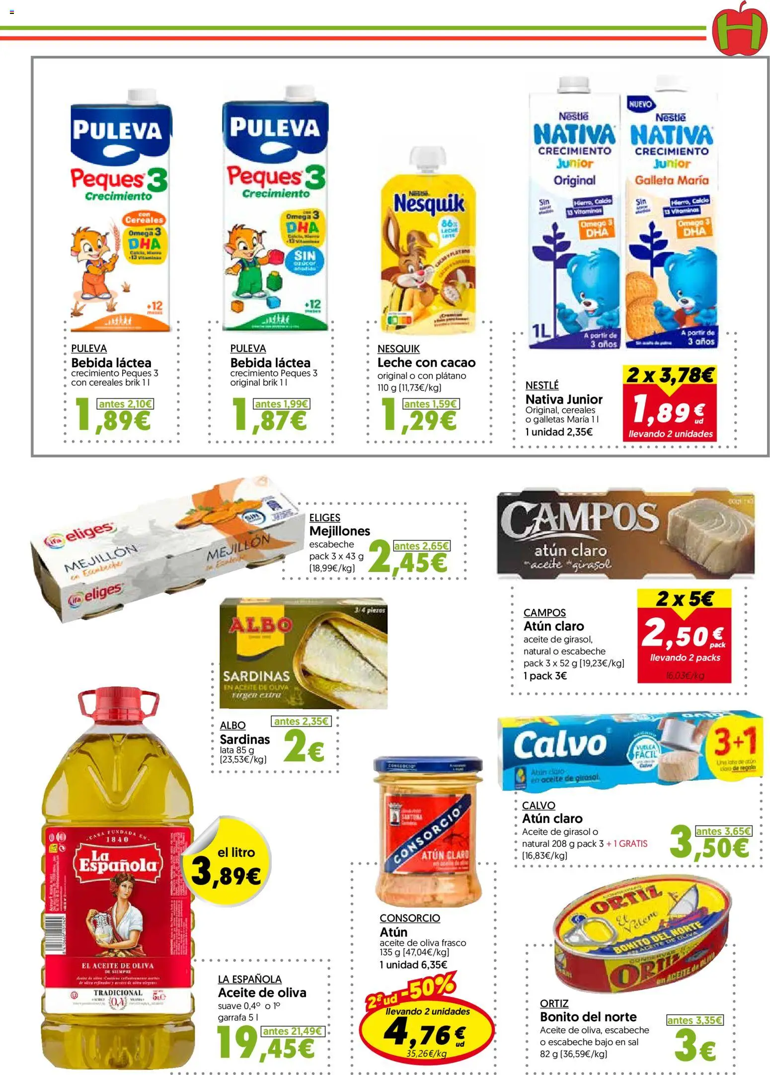 Hiper Usera folleto │ válido desde el 25.02.2026 | Página: 11 | Productos: Aceite, Aceite de oliva, Φρυγανιές σικάλεως, Atún claro