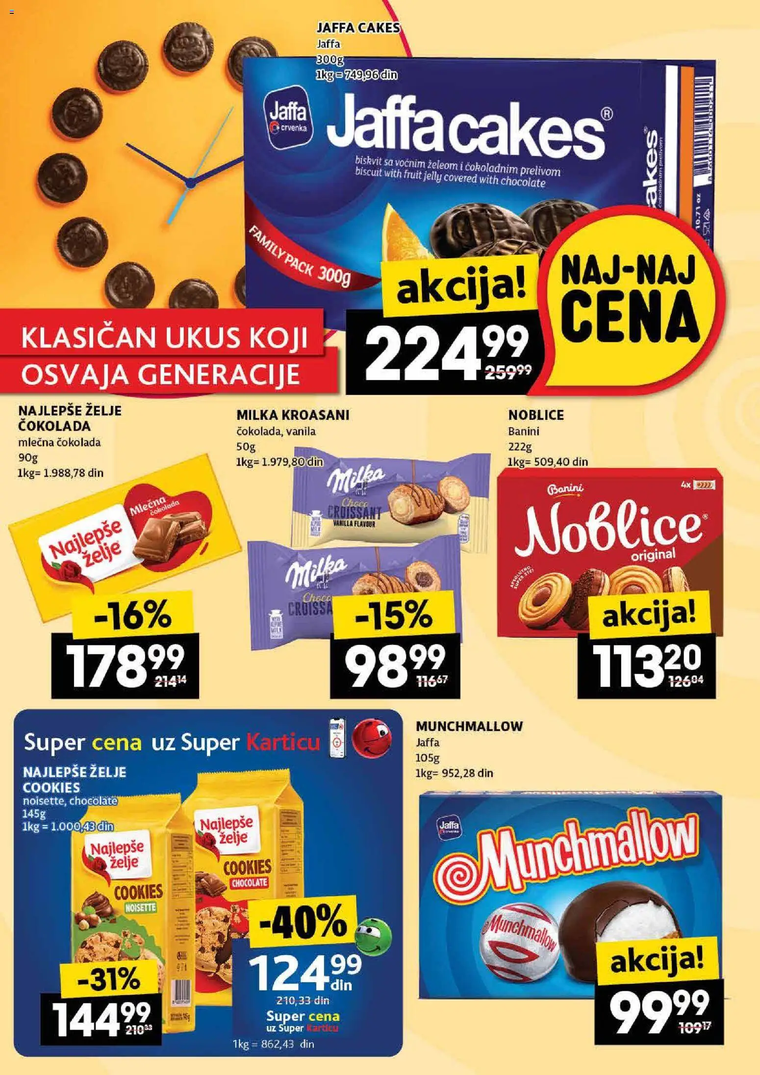 Idea katalog - važi od 30.10.2025 | Strana: 22 | Proizvode: Milka, Munchmallow, Noblice, Čokolada