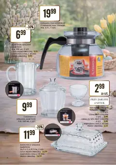 Pogląd oferty "DZBANEK ŻAROODPORNY Z ZAPARZACZEM TERMISIL, DZBANEK ŻAROODPORNY Z ZAPARZACZEM TERMISIL, poj. 1,5 L, 1 szt." - ważna od 09.03.2026 | Strona: 16 | Produkty: Dzbanek, Jajka