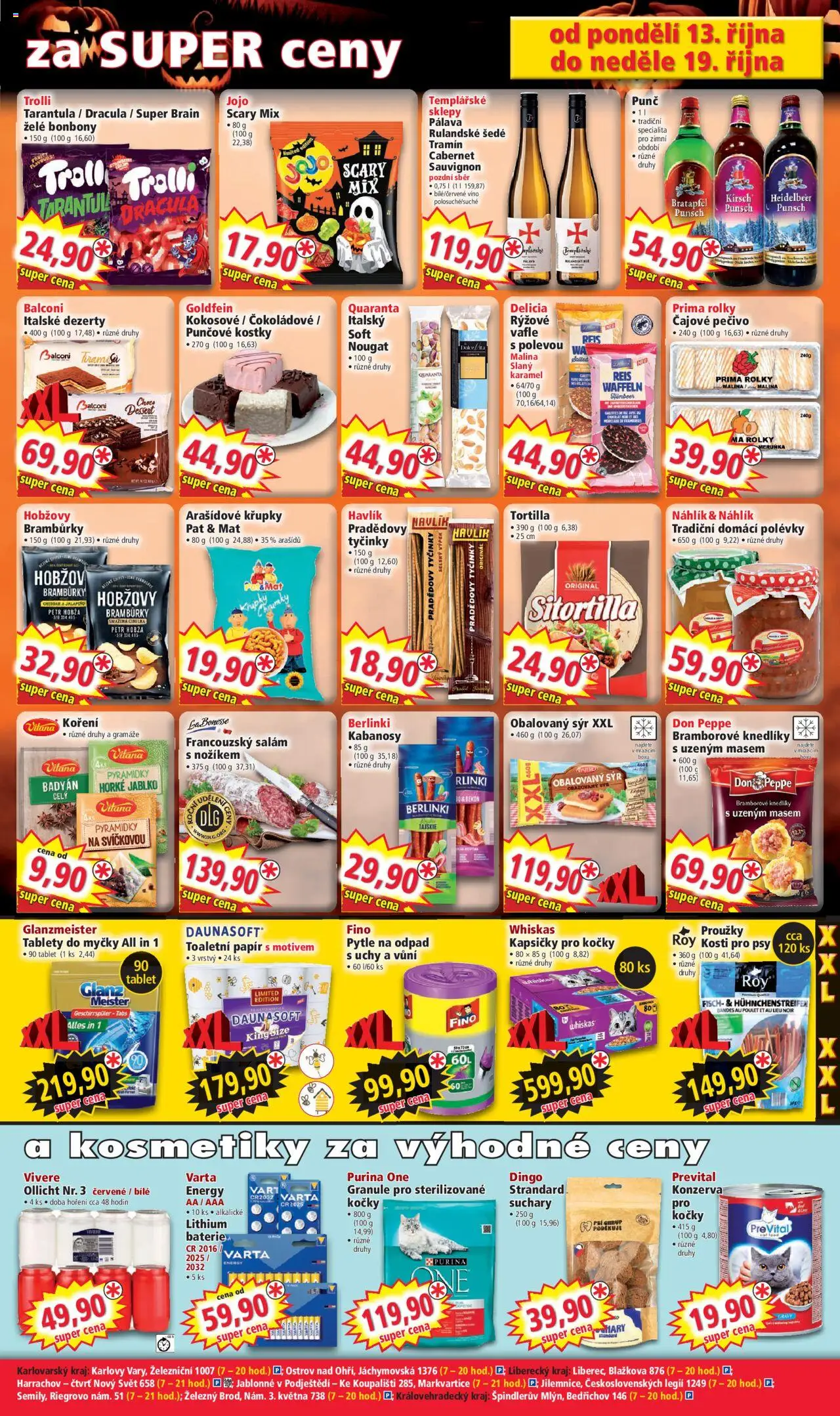Norma leták od 13.10.2025 | Strana: 5 | Produkty: Purina, Kostky, Baterie, Cheddar