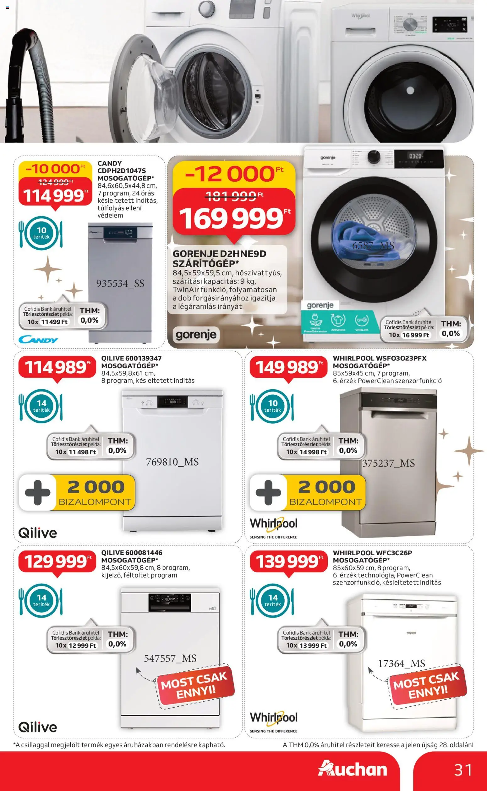 Auchan akciós ujság - amely érvényes a következő dátumtól: 24.12.2025 | Oldal: 31