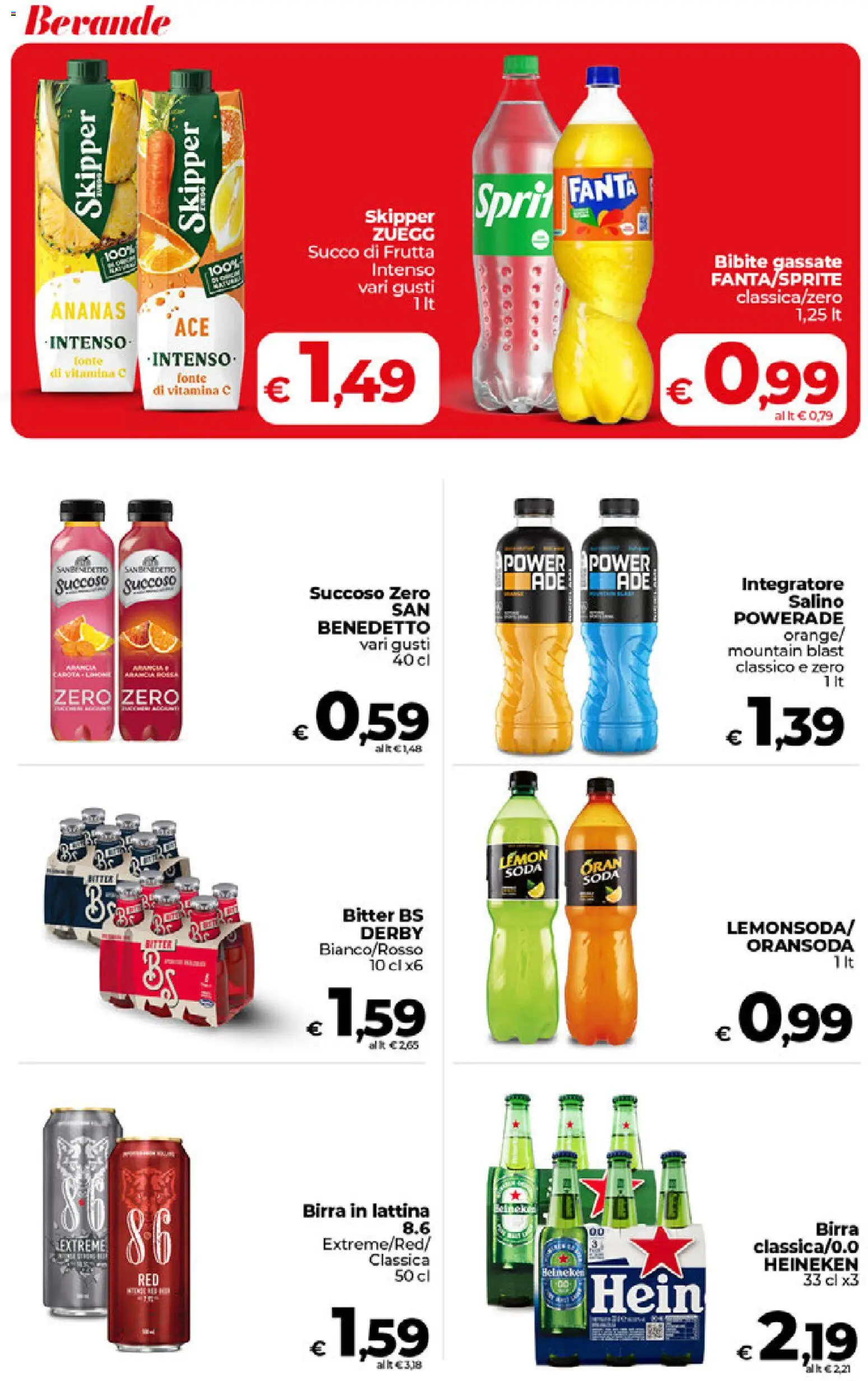 Volantino COOP del 17.03.2026 | Pagina: 35 | Prodotti: Birra, Frutta, Heineken, Succo di frutta
