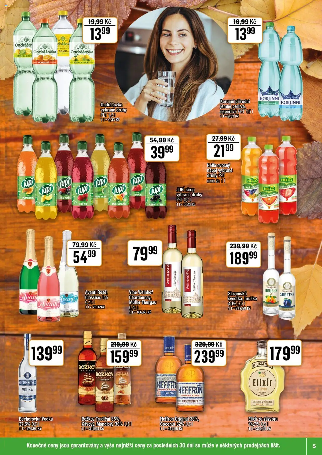 Tempo leták od 08.10.2025 | Strana: 5 | Produkty: Víno, Vodka, Sirup, Aloe vera