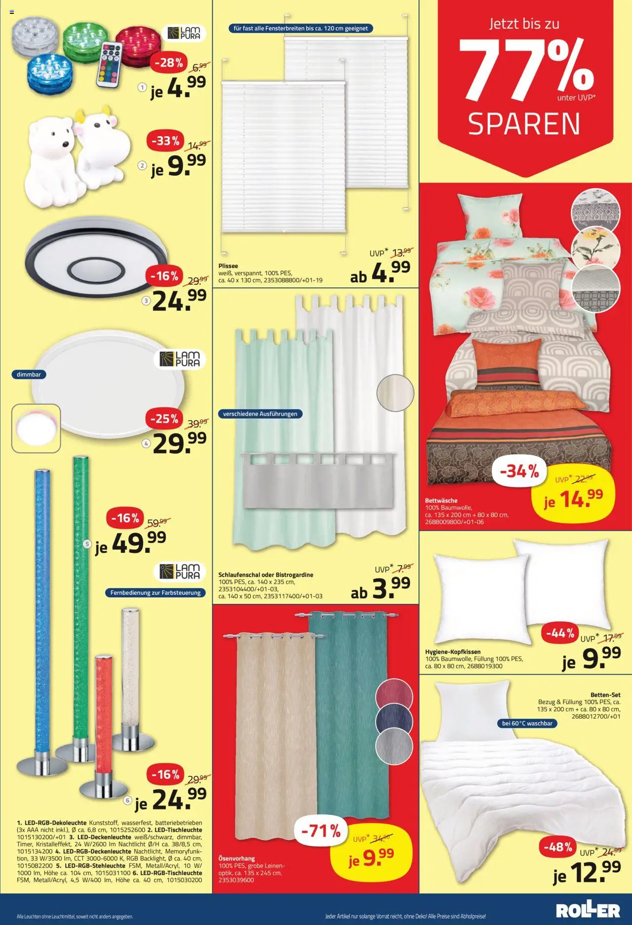 Roller Prospekt 	 - gültig ab dem 28.07.2025 | Seite: 11 | Produkte: Bettwäsche, Bettenset, Nachtlicht