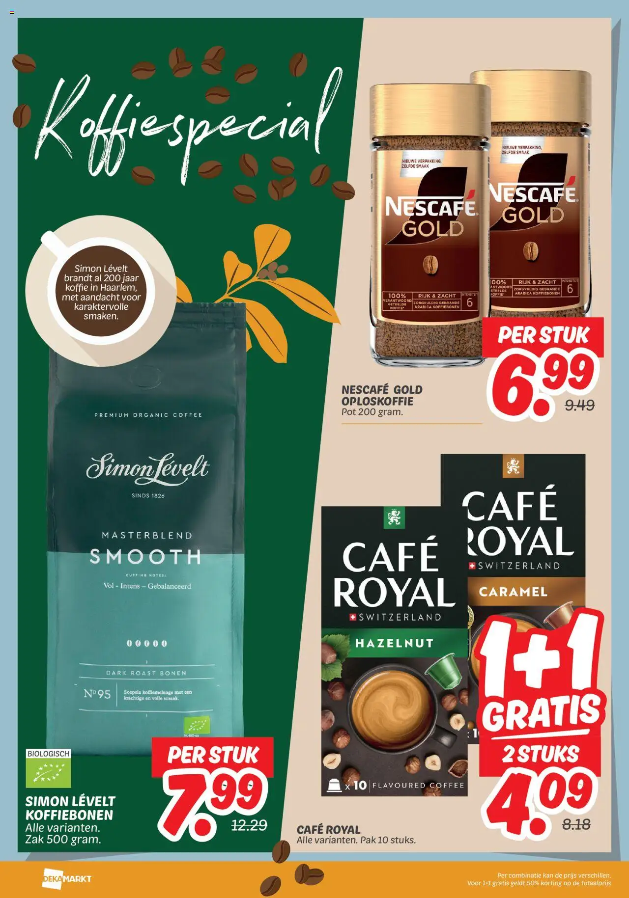 {H1} | Pagina: 16 | Producten: Koffie, Kan, Oploskoffie, Zak