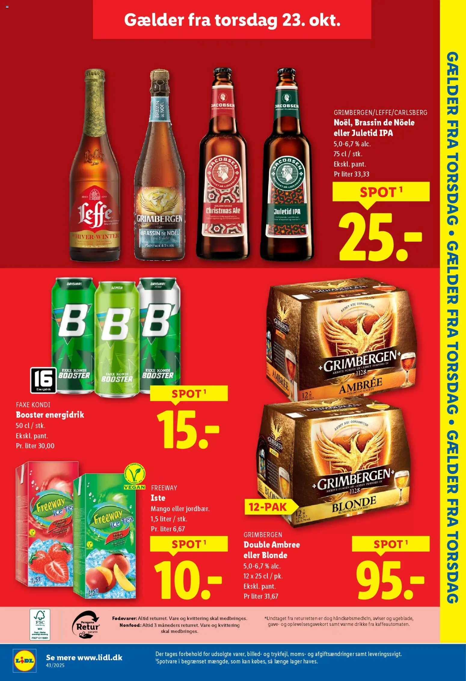 Lidl tilbudsavis – gyldig fra 23.10.2025 | Side: 5 | Produkter: Mango, Iste, Faxe Kondi, Søm