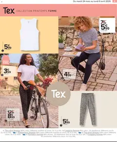 Carrefour - Prévisualisation de Carrefour Textile, spécial printemps valide à partir de 24.03.2026 | Page: 9 | Produits: Coton, Débardeur, Pantalon