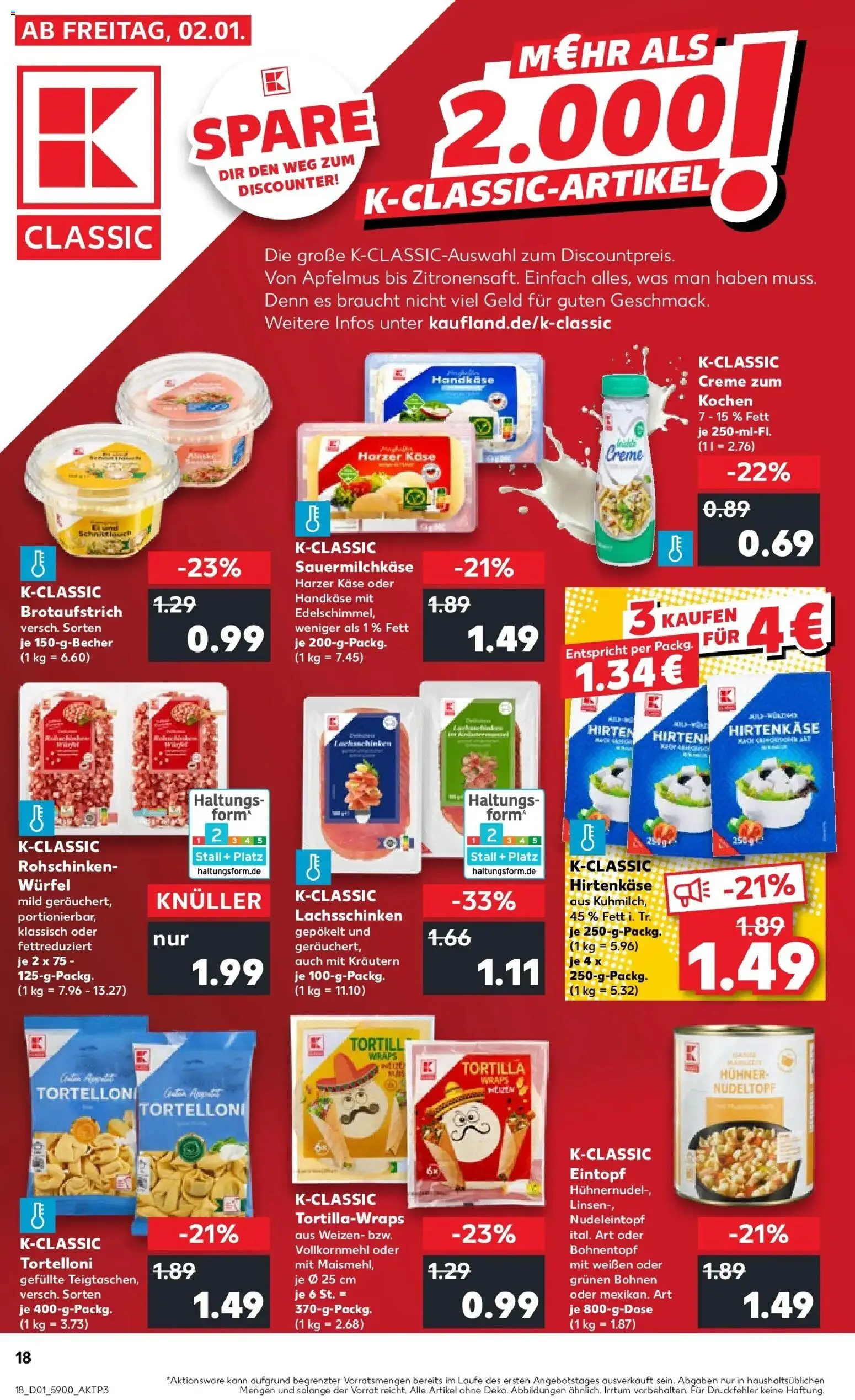 Kaufland prospekt Grimma	 – gültig ab 05.01.2026 | Seite: 24 | Produkte: Käse, Creme